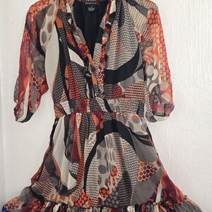 Colorful Patterned Dress